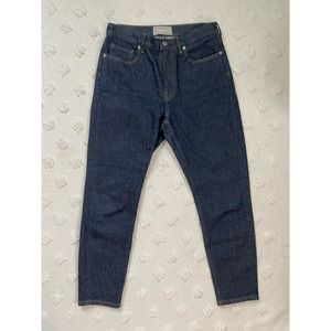 Everlane High Rise Straight Leg Dark Wash Denim Jeans Size 28
